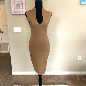 Slim Cocktail Party Pencil Midi Dress